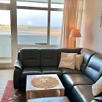 Gisela Und Franz - Fuer Sonnenuntergangfans - 180 Grad Meerblick - Saisonstrandkorb Inkl Von Mai-sept Am Naturstrand In 450 M - 3 Einzelbetten - Kueche Mit Spuelmaschine - Wlan - Spiele Und Buecher - Baecker Restaurants Indoorspielplatz Appartamento