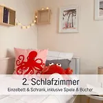 Appartamento Gisela Und Franz - Fuer Sonnenuntergangfans - 180 Grad Meerblick - Saisonstrandkorb Inkl Von Mai-sept Am Naturstrand In 450 M - 3 Einzelbetten - Kueche Mit Spuelmaschine - Wlan - Spiele Und Buecher - Baecker Restaurants Indoorspielplatz Heiligenhafen