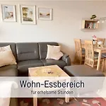 Gisela Und Franz - Fuer Sonnenuntergangfans - 180 Grad Meerblick - Saisonstrandkorb Inkl Von Mai-sept Am Naturstrand In 450 M - 3 Einzelbetten - Kueche Mit Spuelmaschine - Wlan - Spiele Und Buecher - Baecker Restaurants Indoorspielplatz