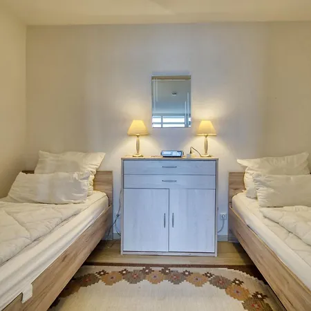 Fewo Gisela Und Franz - Fuer Sonnenuntergangfans - 180 Grad Meerblick - Saisonstrandkorb Inkl Von Mai-Sept Am Naturstrand In 450 M - 3 Einzelbetten - Kueche Mit Spuelmaschine - Wlan - Spiele Und Buecher - Baecker Restaurants Indoorspielplatz 아파트 *