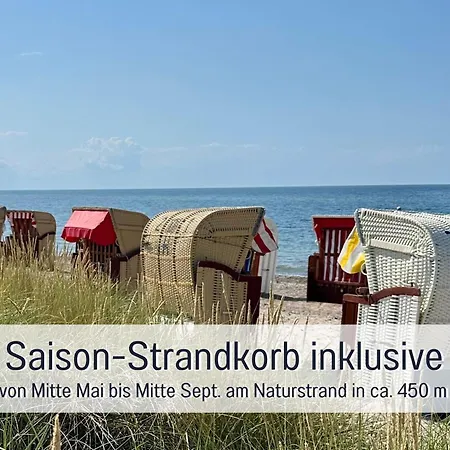 Apartment Gisela Und Franz - Fuer Sonnenuntergangfans - Meerblick - Saisonstrandkorb Inkl Von Mai-mitte Sept Am Naturstrand In 450 M - 3 Einzelbetten - Kueche Mit Spuelmaschine - Wlan - Spiele - Buecher - Minimarkt - Baecker - Restaurants- Indoorspielplat *