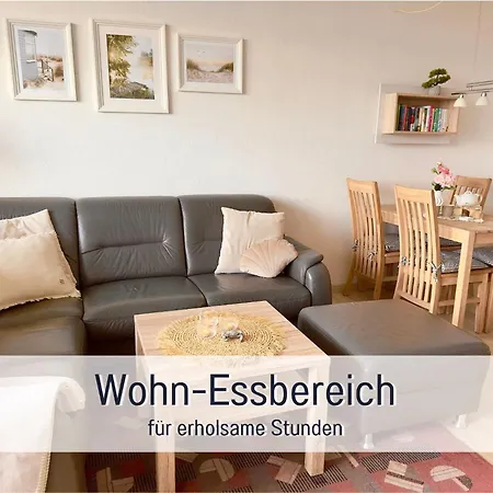 Gisela Und Franz - Fuer Sonnenuntergangfans - Meerblick - Saisonstrandkorb Inkl Von Mai-mitte Sept Am Naturstrand In 450 M - 3 Einzelbetten - Kueche Mit Spuelmaschine - Wlan - Spiele - Buecher - Minimarkt - Baecker - Restaurants- Indoorspielplat