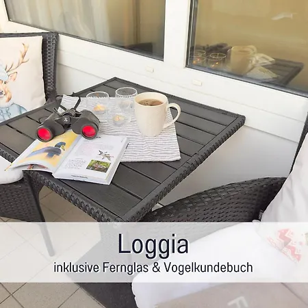 Appartamento Gisela Und Franz - Fuer Sonnenuntergangfans - Meerblick - Saisonstrandkorb Inkl Von Mai-sept Am Naturstrand In 450 M - 3 Einzelbetten - Kueche Mit Spuelmaschine - Wlan - Spiele - Buecher - Minimarkt - Baecker - Restaurants- Indoorspielplatz