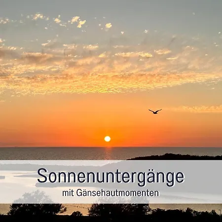 Gisela Und Franz - Fuer Sonnenuntergangfans - Meerblick - Saisonstrandkorb Inkl Von Mai-mitte Sept Am Naturstrand In 450 M - 3 Einzelbetten - Kueche Mit Spuelmaschine - Wlan - Spiele - Buecher - Minimarkt - Baecker - Restaurants- Indoorspielplat Apartment Heiligenhafen