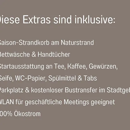 Apartment Gisela Und Franz - Fuer Sonnenuntergangfans - Meerblick - Saisonstrandkorb Inkl Von Mai-mitte Sept Am Naturstrand In 450 M - 3 Einzelbetten - Kueche Mit Spuelmaschine - Wlan - Spiele - Buecher - Minimarkt - Baecker - Restaurants- Indoorspielplat Heiligenhafen